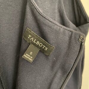 Talbots navy long dress